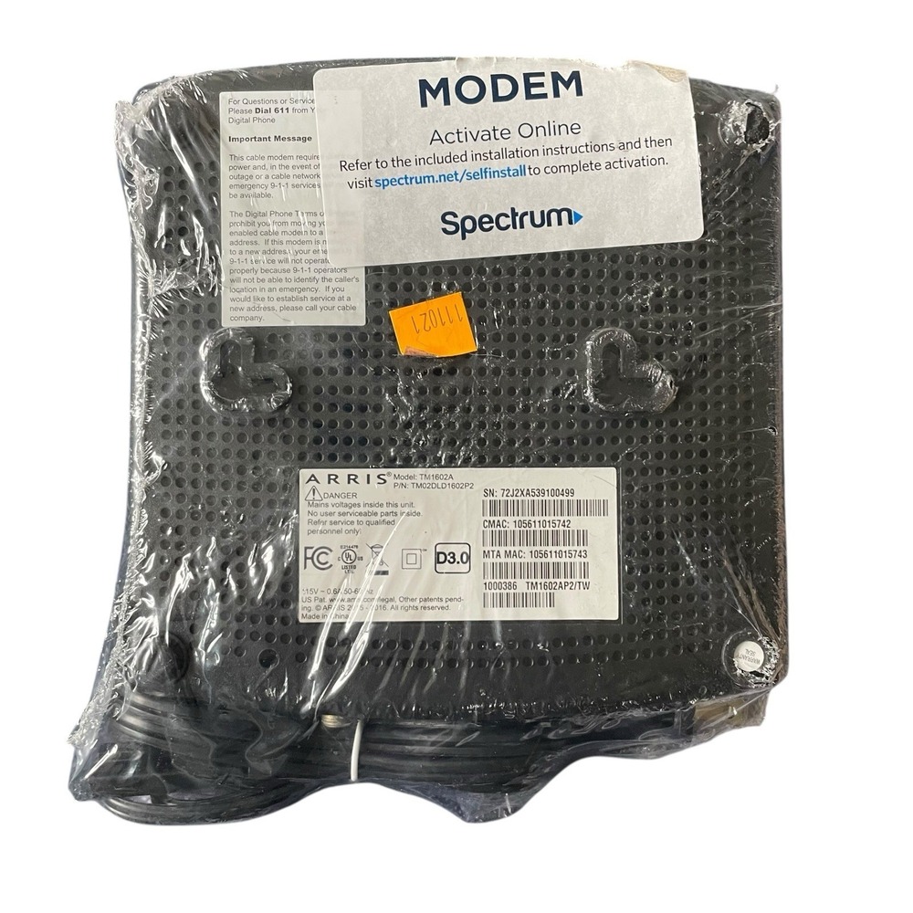 ARRIS TM1602A MODUM - No box but sealed
